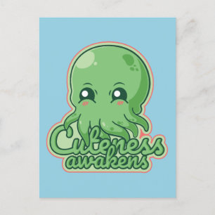 Kawaii Cthulhu Vykort