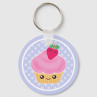 Kawaii Cupaka Strawberry Keychain Nyckelring