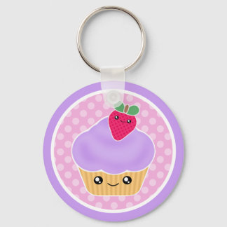 Kawaii Cupaka Strawberry Keychain Nyckelring