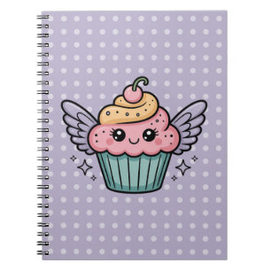 Kawaii Cupcake Anteckningsbok