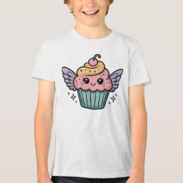 Kawaii Cupcake Kids T Shirt