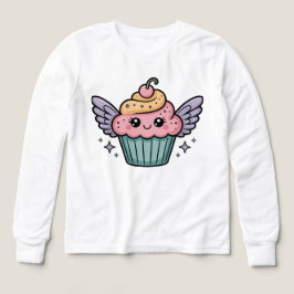 Kawaii Cupcake Kids T Shirt