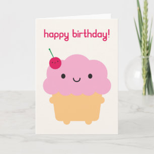 Kawaii Cupcake Kort