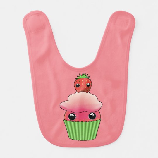 Kawaii Cupcake Strawberry 1- by Matilda Lorentsson Hakklapp
