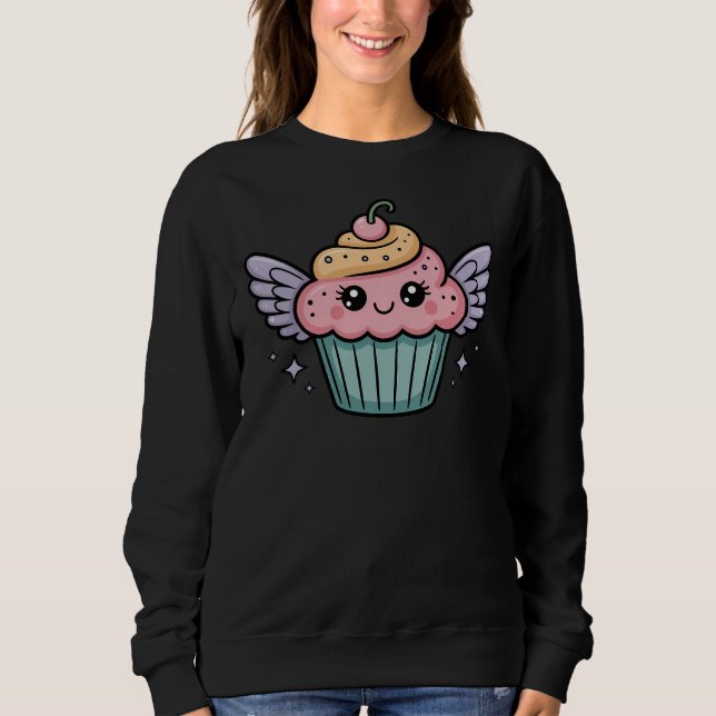  Kawaii Cupcake T Shirt (Framsida)