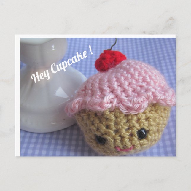 Kawaii cupcake vykort (Framsida)