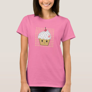 Kawaii Cupkaka i Polka dots Tee