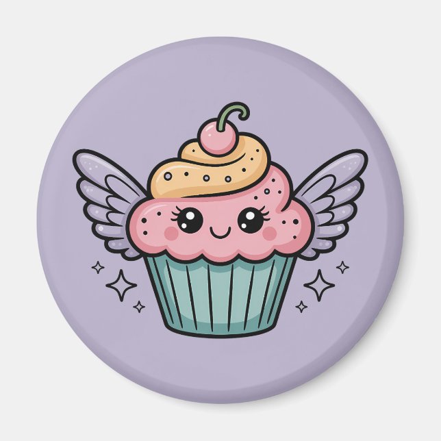 Kawaii Cupkaka Magnet (Framsidan)