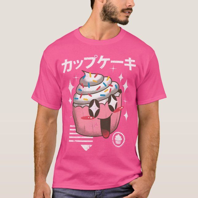 Kawaii Cupkaka T Shirt (Framsida)