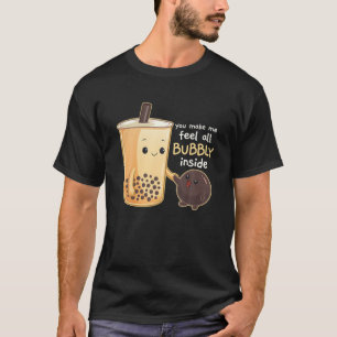 Kawaii Cute Anime Otaku Japansk Boba Tea Bubly I T Shirt