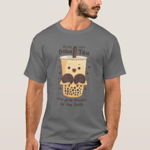 Kawaii Cute Anime Otaku Japansk Bubble Boba Tea F T Shirt