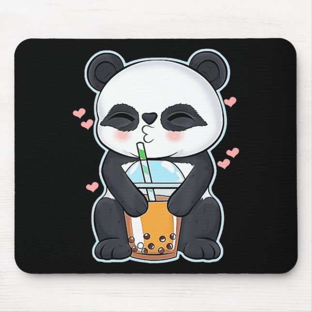 Kawaii Cute Anime Panda Boba Bubble Tea Otaku Mana Musmatta (Framsidan)