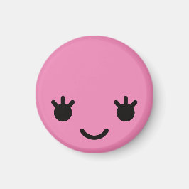 Kawaii Cute Ansikte Magnet