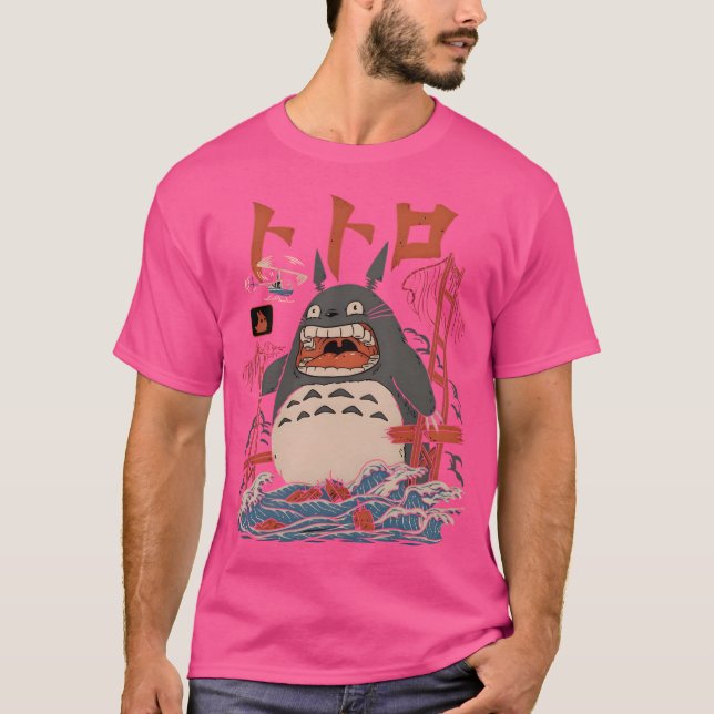 Kawaii Cute Art Torozila-Ghiblis-flygplanet T Shirt (Framsida)