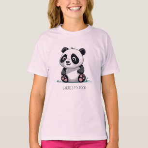 Kawaii Cute Baby Panda Design T Shirt