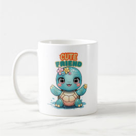 Kawaii Cute Baby Turtle Mug Kaffemugg
