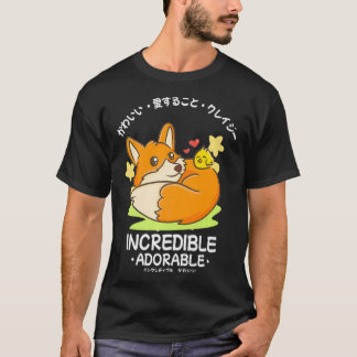 Kawaii Cute FoU och Chicken japanska otroligt A T Shirt