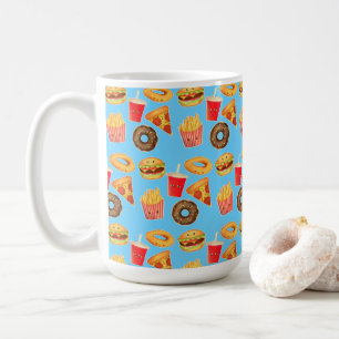 Kawaii Cute Junk Food Kaffemugg