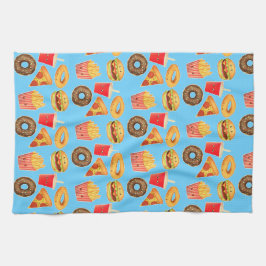 Kawaii Cute Junk Food Kökshandduk