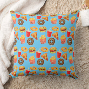 Kawaii Cute Junk Food Kudde