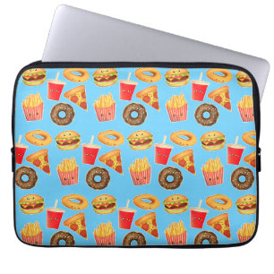 Kawaii Cute Junk Food Laptop Fodral