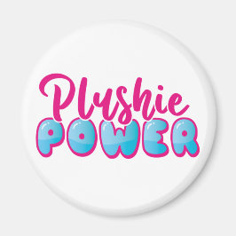 Kawaii Cute Rosa Blue Plushie Power Magnet