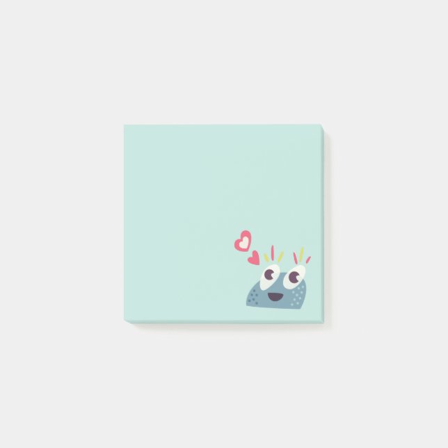 Kawaii Cute Tecknad Candy Character Post-it Block (Framsida)