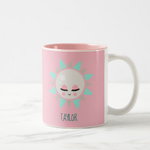 Kawaii Cuteness Sunshine Två-Tonad Mugg
