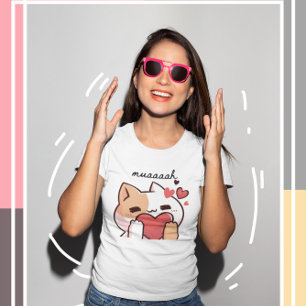 Kawaii Cutie Cat T Shirt