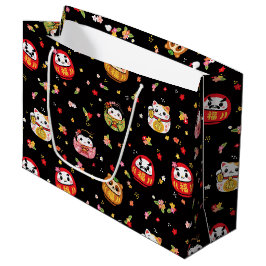 Kawaii daruma-mönster