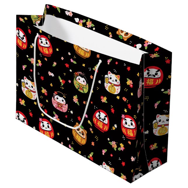 Kawaii daruma-mönster (Framsidan Vinklad)