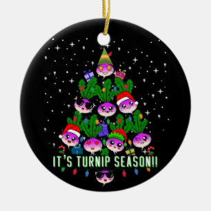 Kawaii Dess turnip Season Julgran Funny Julgransprydnad Keramik