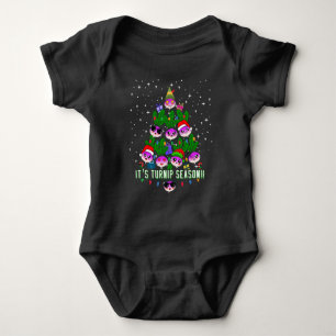 Kawaii Dess turnip Season Julgran Funny T Shirt