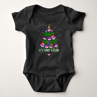 Kawaii Dess turnip Season Julgran Funny T Shirt