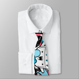Kawaii Desserts Psychedelic Roligt Illustration Bl Slips