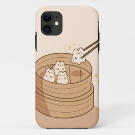 Kawaii Dim Sum Bunnies iphone case
