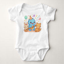 Kawaii Dinosaur Kids Party Design - Cute Dino