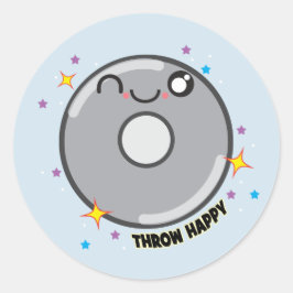 Kawaii Discus Thrower Stickers Gift Runt Klistermärke