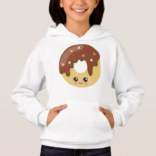 Kawaii Donut, Chocolate Donut, Doughnut, Hearts T Shirt
