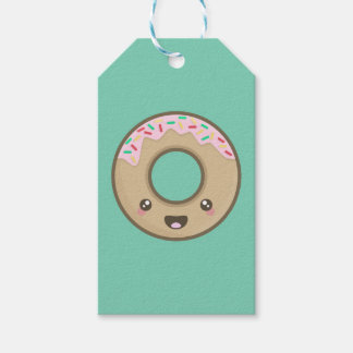 Kawaii donut presentetikett