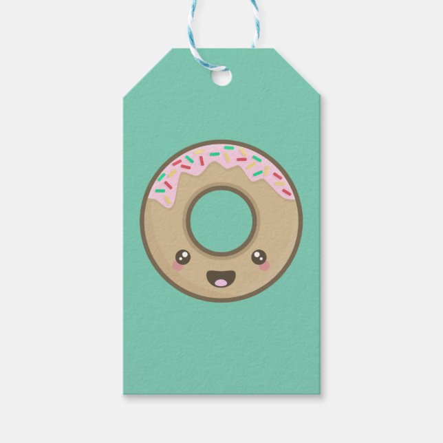 Kawaii donut presentetikett (Framsidan)