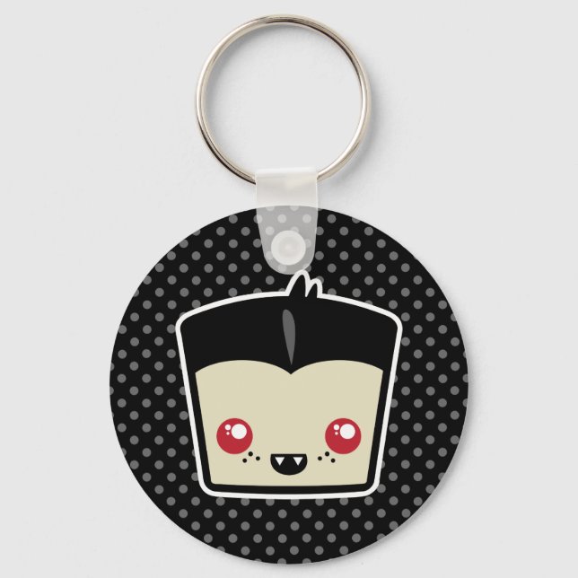 Kawaii Dracula Keychain Nyckelring (Framsida)