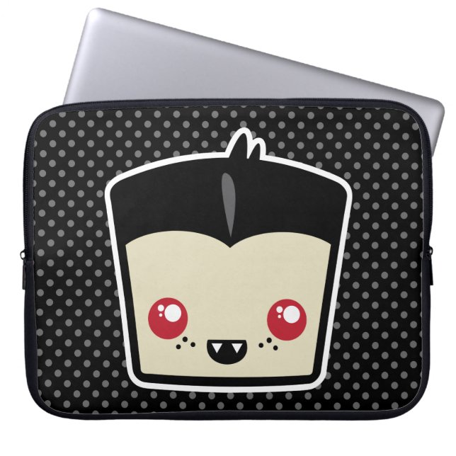 Kawaii Dracula Laptop sleeve (Framsidan)