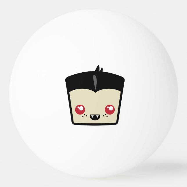 Kawaii Dracula Ping Pong Bollar (Baksidan)