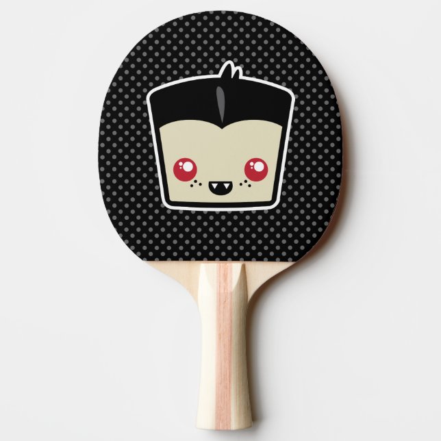 Kawaii Dracula Ping Pong Paddle Pingisracket (Baksidan)