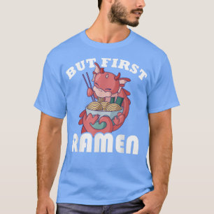 Kawaii Dragon men First Ramen T Shirt