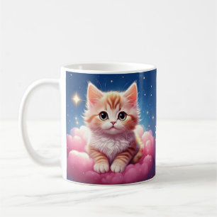 Kawaii Dreamy Cat Kaffemugg
