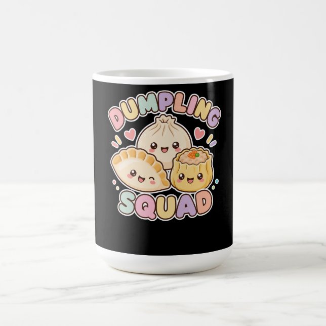 Kawaii Dumplings Squad Söt Asiatisk Matpresent  Kaffemugg (Center)