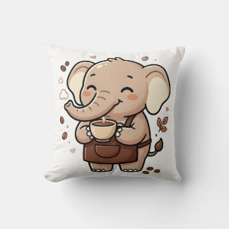 Kawaii Elefant Kastkudde Kudde