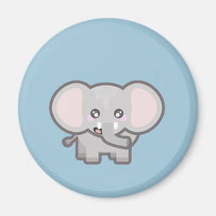 Kawaii elefant magnet
